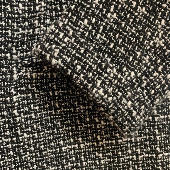 Nanette Lepore Tweed Blazer/Jacket 3/4 Sleeve Functional Pockets - Picture 7 of 13